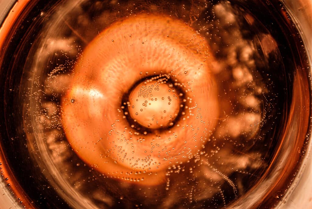 bulles de champagne rosé Seleque - Epernay Tourisme