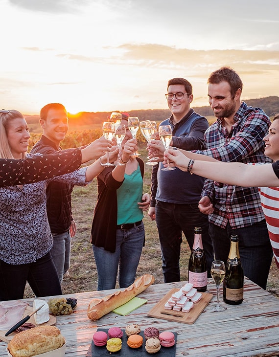 Route du Champagne entre amis